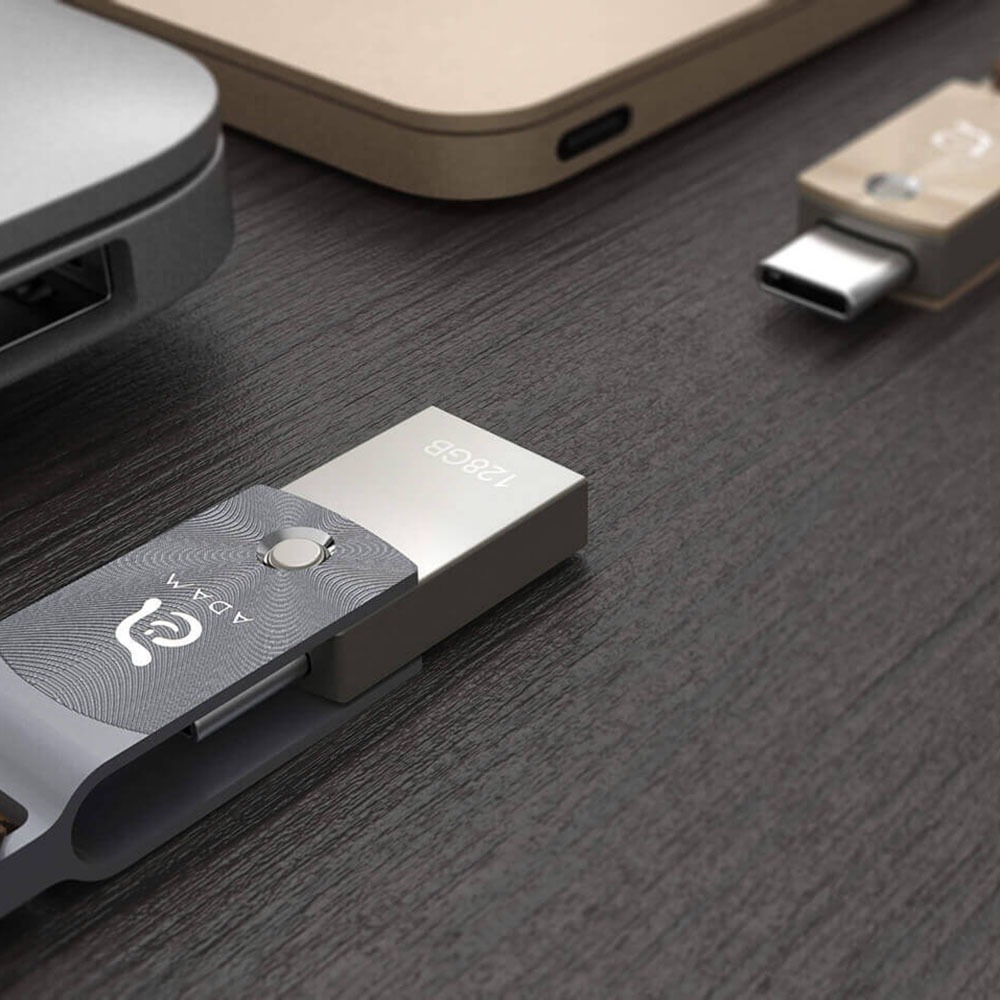 Флэш-диск VLP Adam Elements ROMA 128GB, золотой - фото 7 Флэш-диск VLP Adam Elements ROMA 128GB, золотой - фото 7