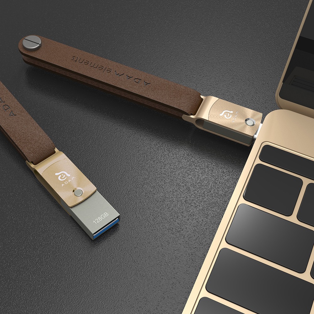 Флэш-диск VLP Adam Elements ROMA 128GB, золотой - фото 9 Флэш-диск VLP Adam Elements ROMA 128GB, золотой - фото 9