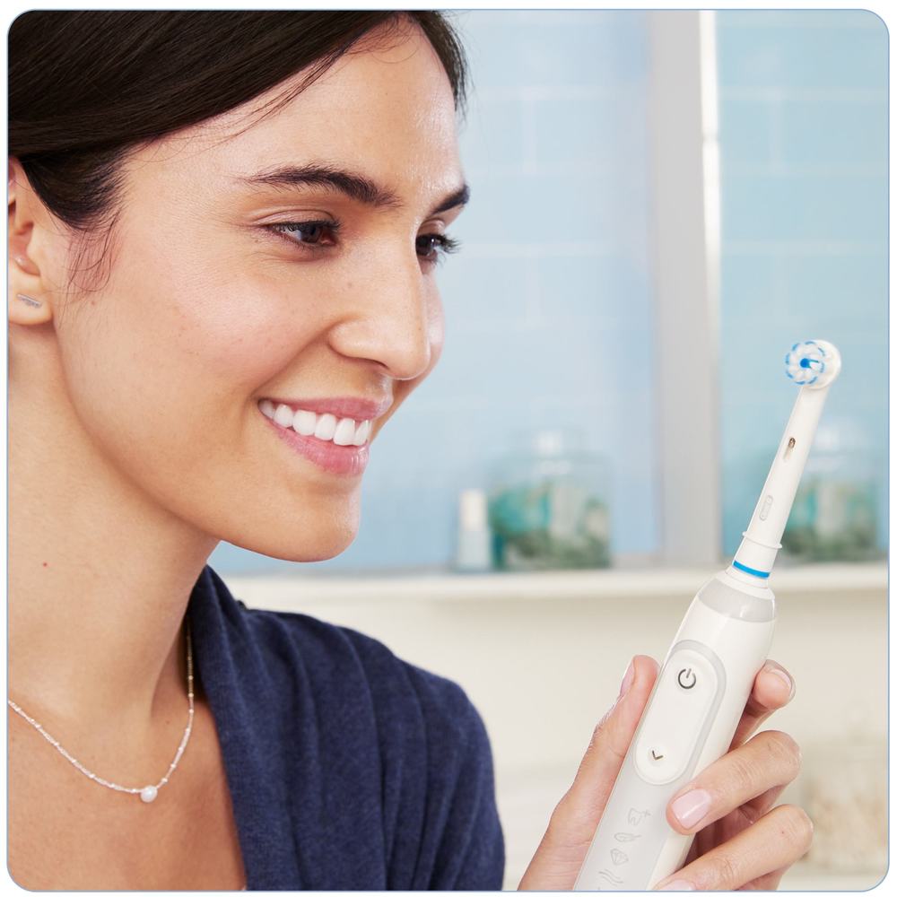 Сменная насадка Braun Oral-B Sensitive EBS 17 - фото 4 Сменная насадка Braun Oral-B Sensitive EBS 17 - фото 4