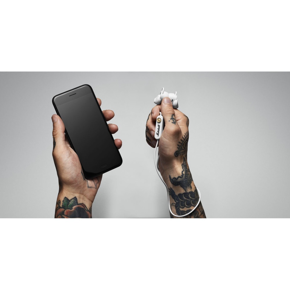 Наушники Marshall Minor II Bluetooth, белый - фото 8 Наушники Marshall Minor II Bluetooth, белый - фото 8