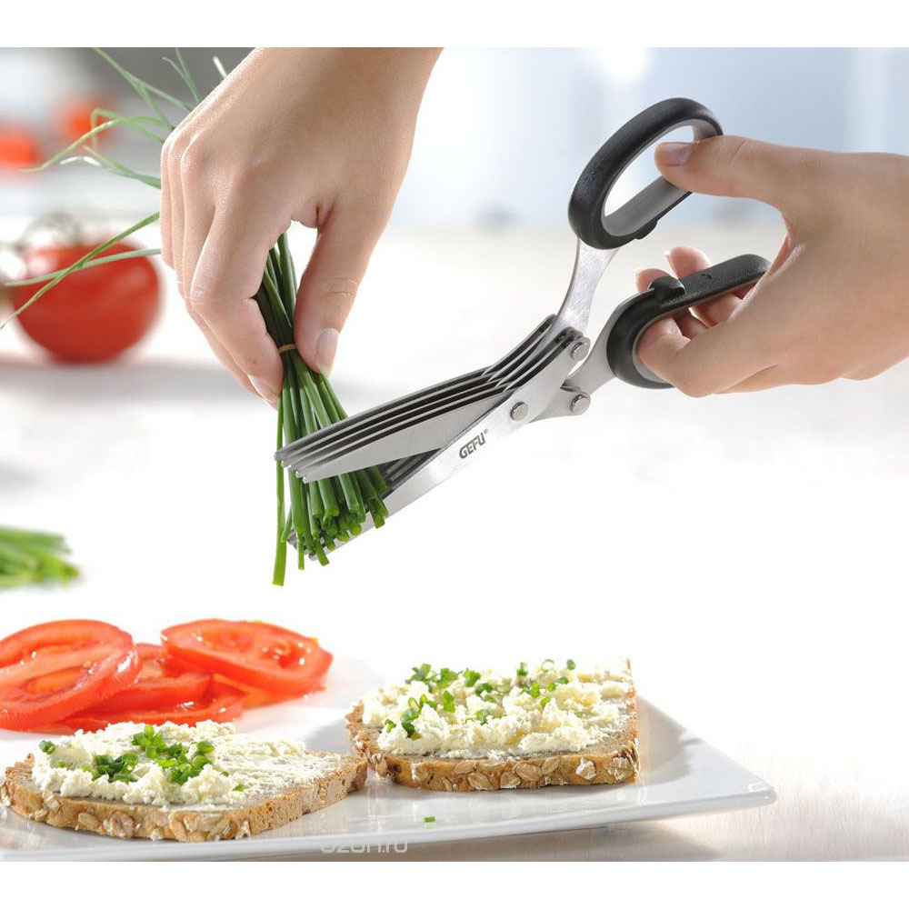 Использование кухонных ножниц