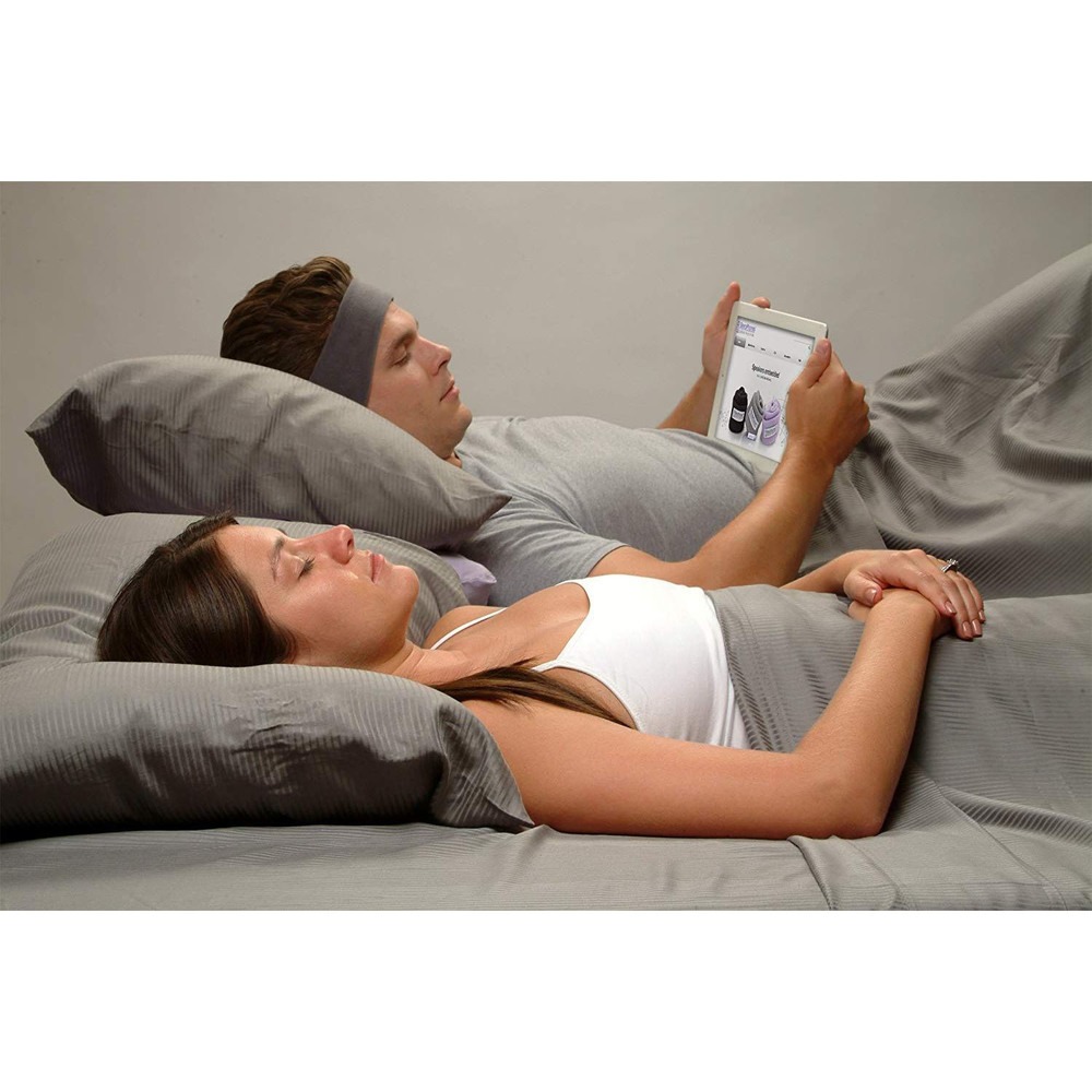 Наушники для сна SleepPhones Wireless Fleece (SB6GM-US), серый - фото 6 Наушники для сна SleepPhones Wireless Fleece (SB6GM-US), серый - фото 6