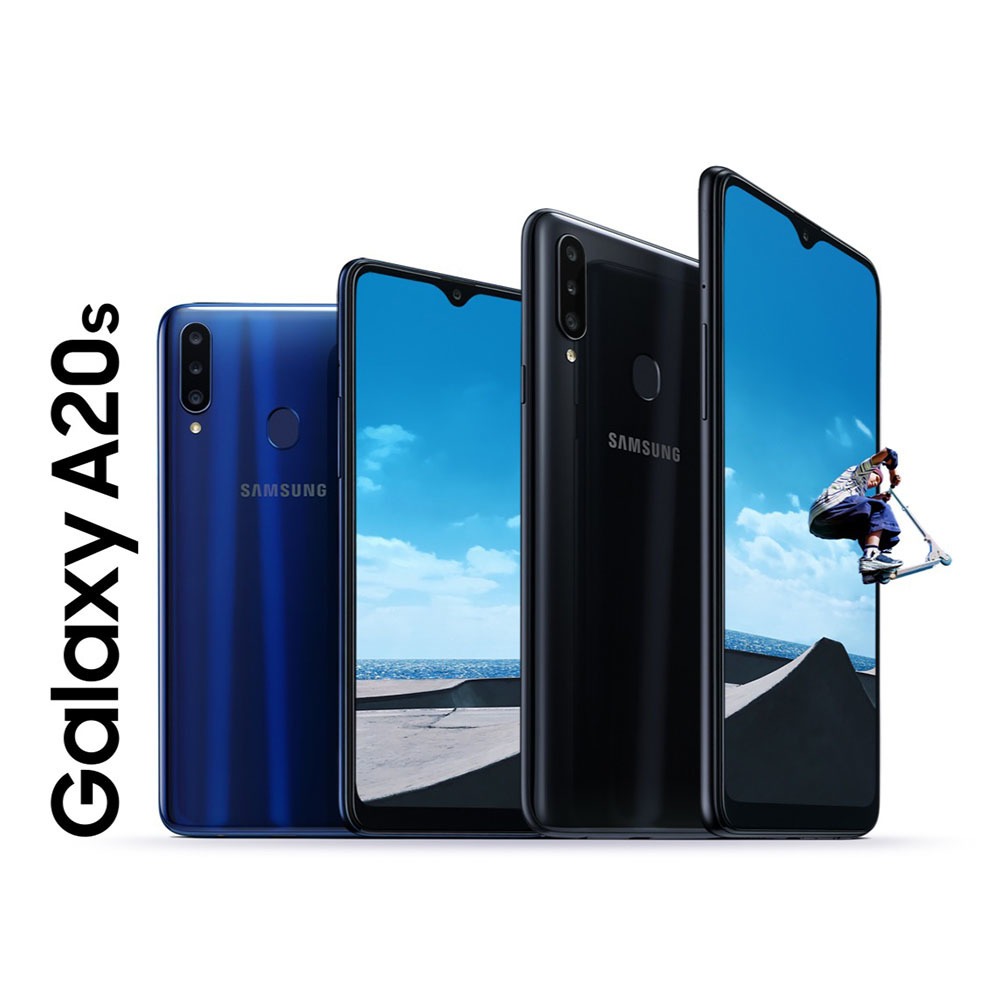Смартфон Samsung Galaxy A20s (2019) 32 ГБ синий - фото 4 Смартфон Samsung Galaxy A20s (2019) 32 ГБ синий - фото 4