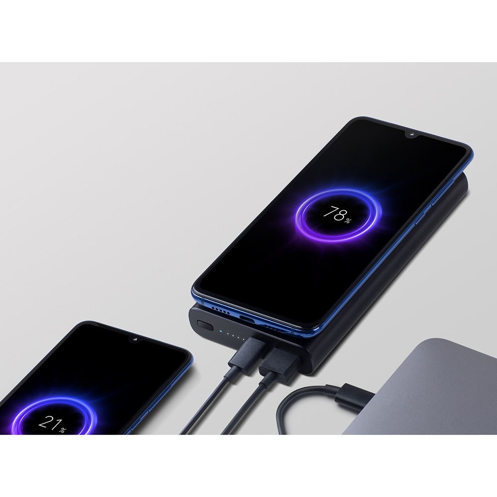 Внешний аккумулятор Xiaomi Mi Wireless Power Bank 10000 мАч, черный - фото 3 Внешний аккумулятор Xiaomi Mi Wireless Power Bank 10000 мАч, черный - фото 3