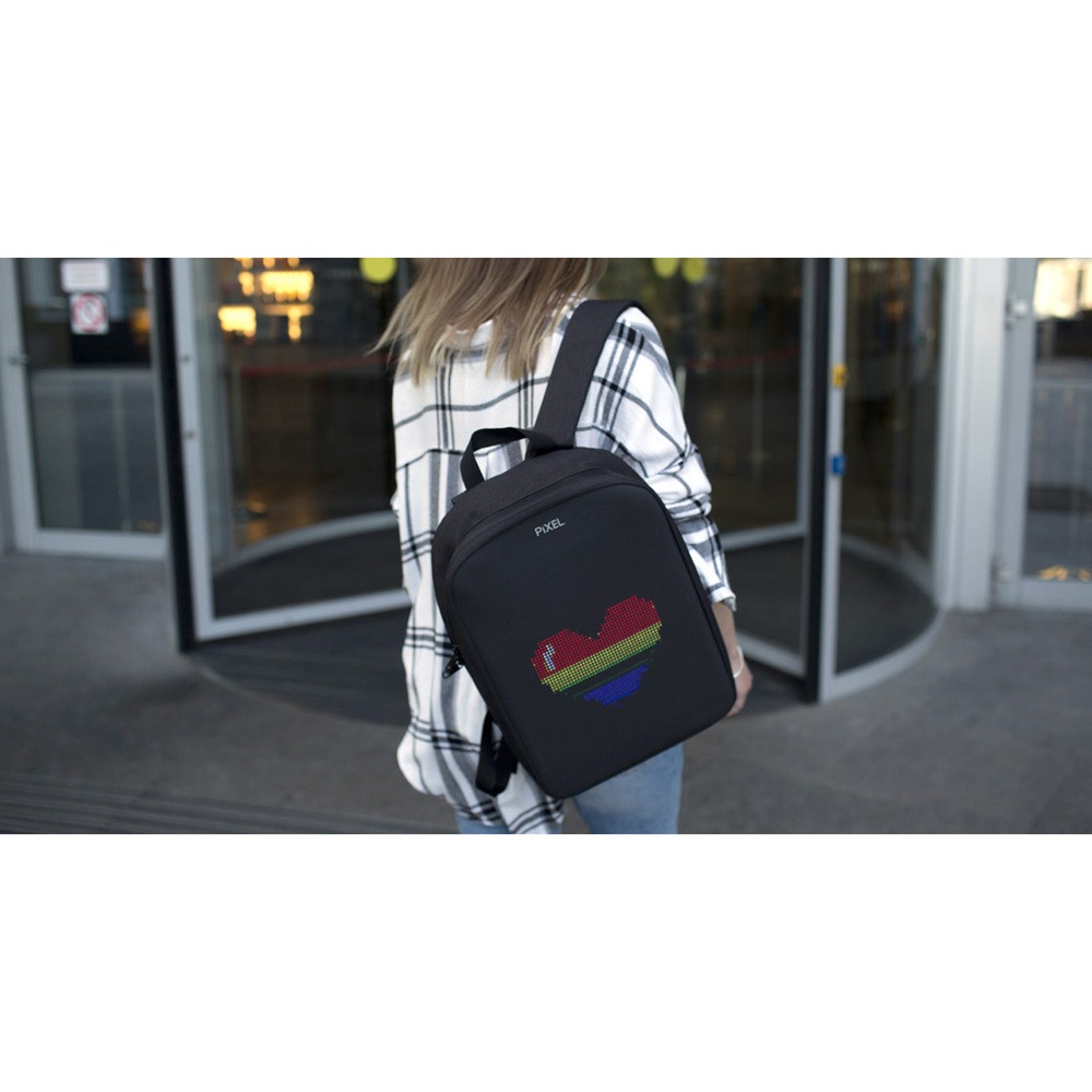 Купить Рюкзак PIXEL PLUS с LED дисплеем, Black Moon в Москве