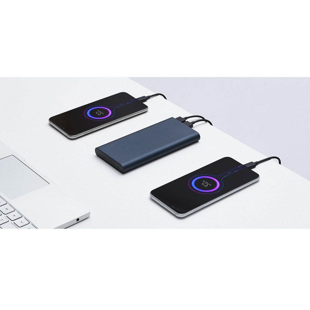 Внешний аккумулятор Xiaomi Mi Power Bank 3 10000 мАч, серебристый - фото 6 Внешний аккумулятор Xiaomi Mi Power Bank 3 10000 мАч, серебристый - фото 6