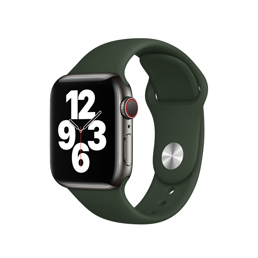 Ремешок для умных часов Apple Watch 40 мм, кипрский зеленый (MG423ZM/A)