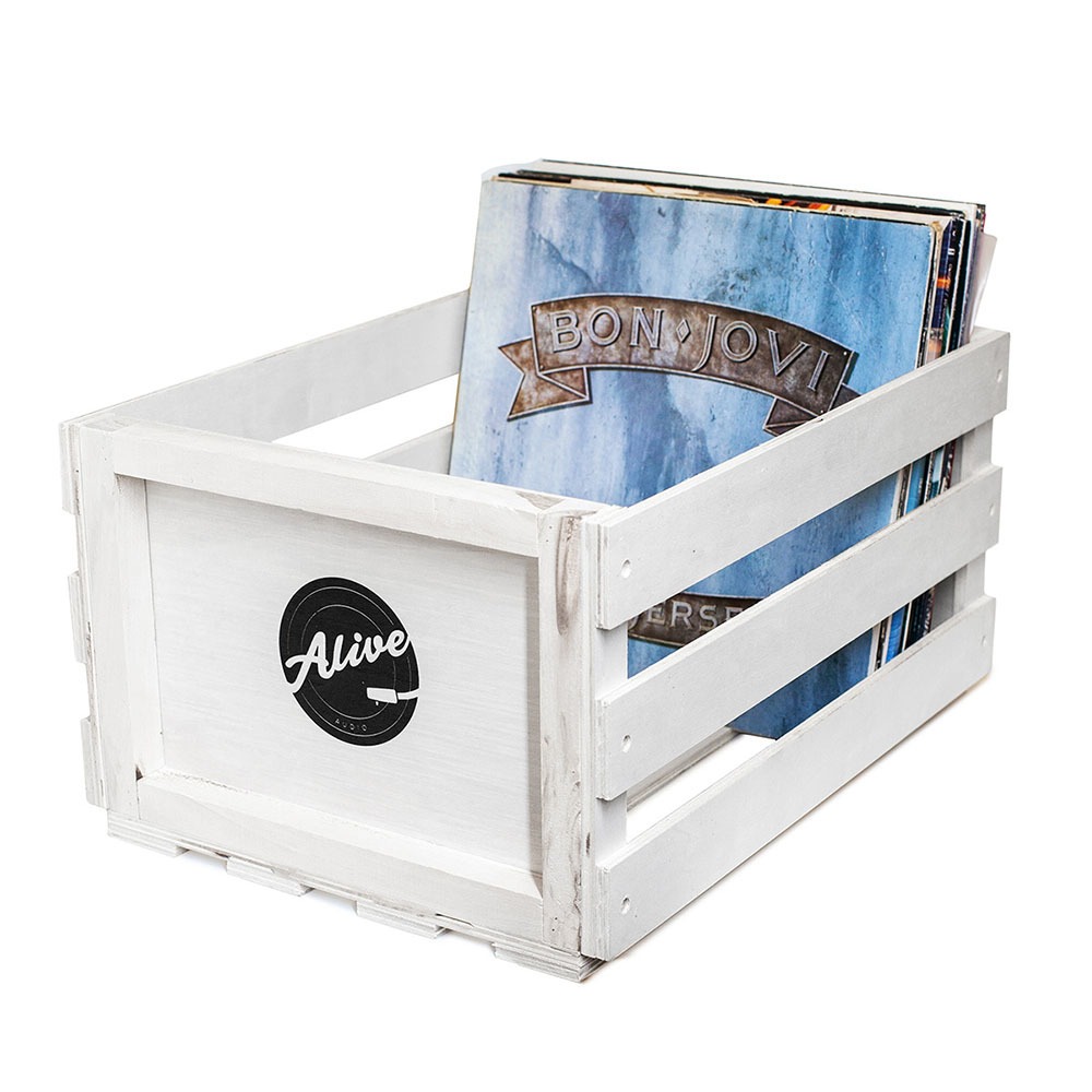 Купить Ящик для пластинок Alive Audio Nature, White в Москве
