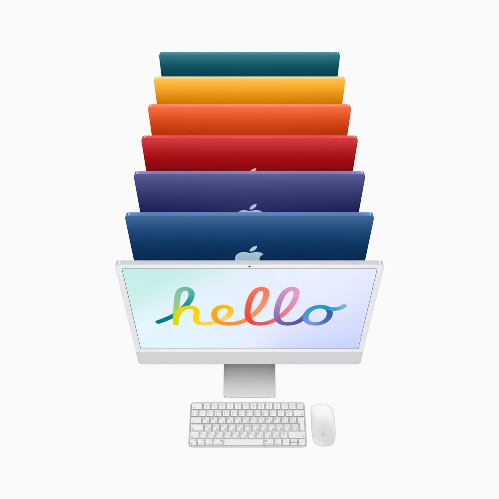 Моноблок Apple iMac 24 M1 256GB, жёлтый - фото 7 Моноблок Apple iMac 24 M1 256GB, жёлтый - фото 7