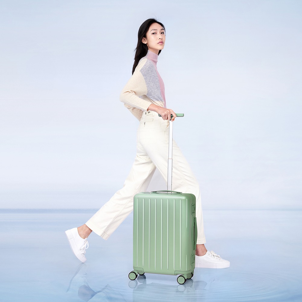 Чемодан Xiaomi NINETYGO Manhattan Luggage 20, зелёный