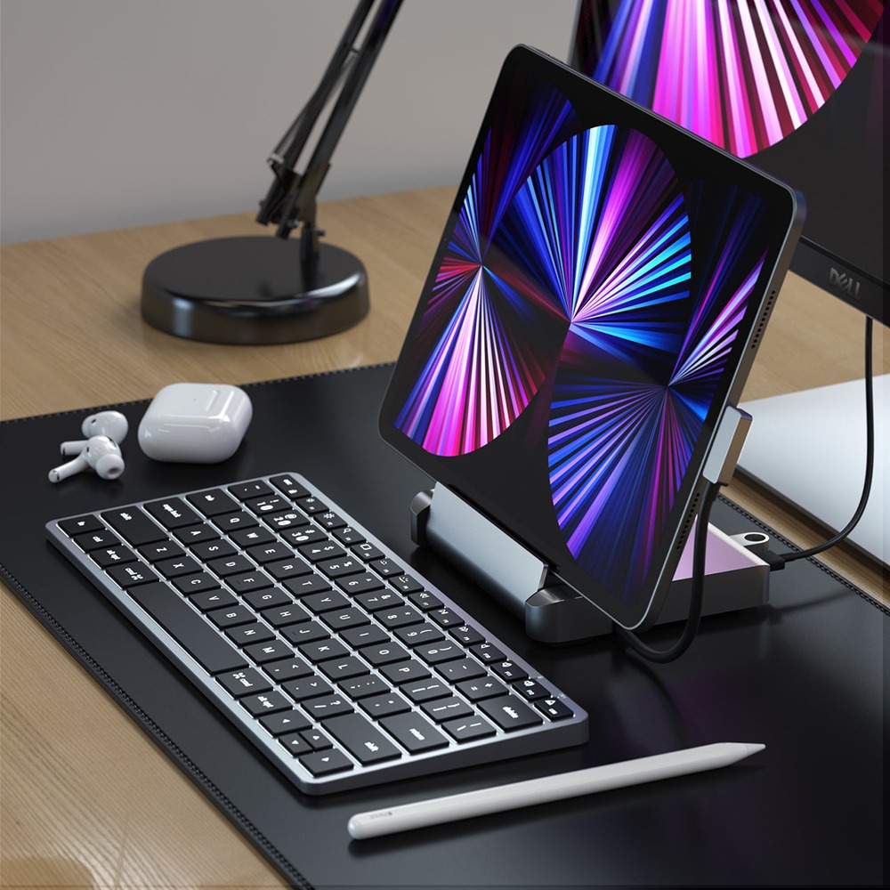 Док-станция Satechi Aluminum Stand Hub для iPad Pro, серый космос ...