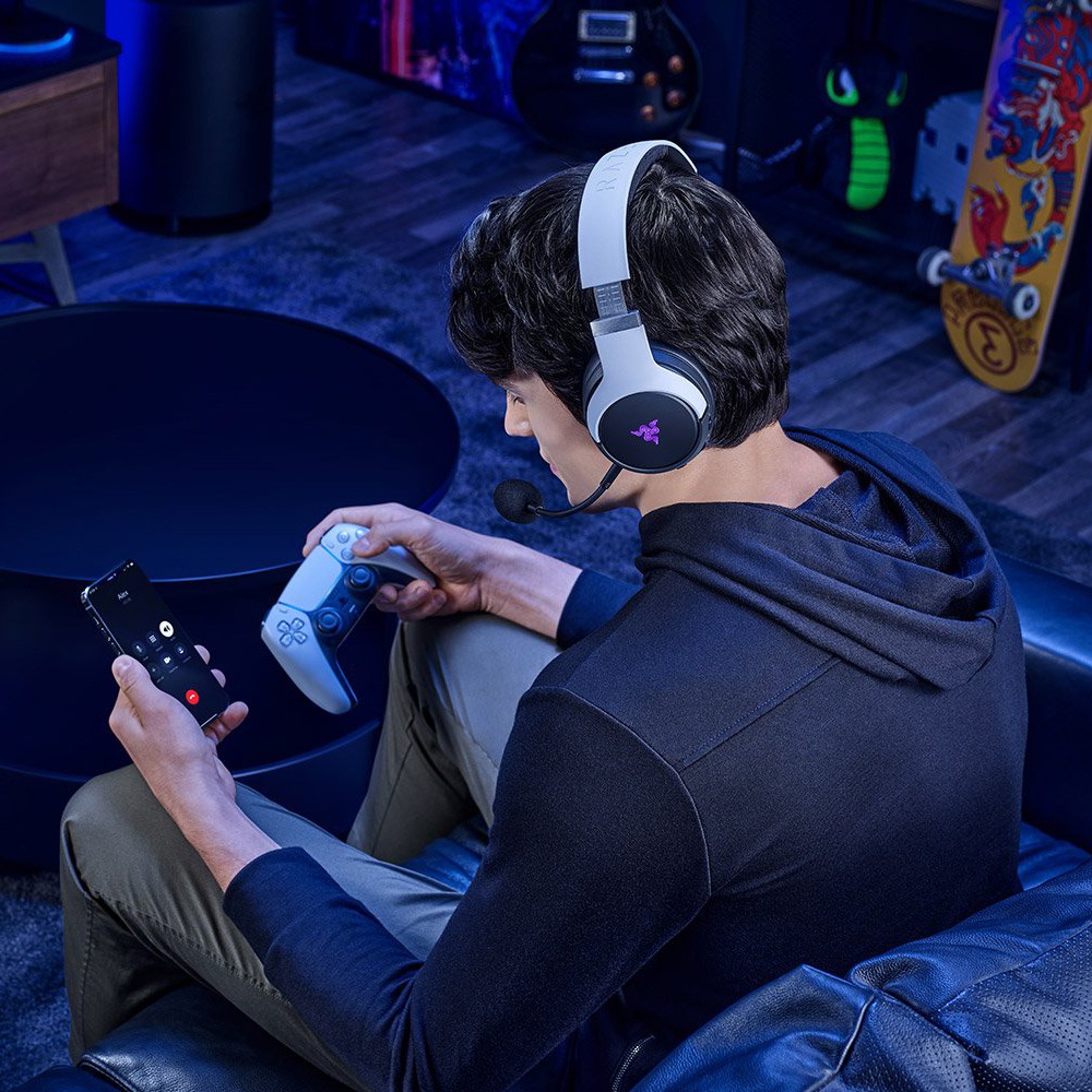 Купить Компьютерная гарнитура Razer Kaira Pro для Playstation 5, белый ...