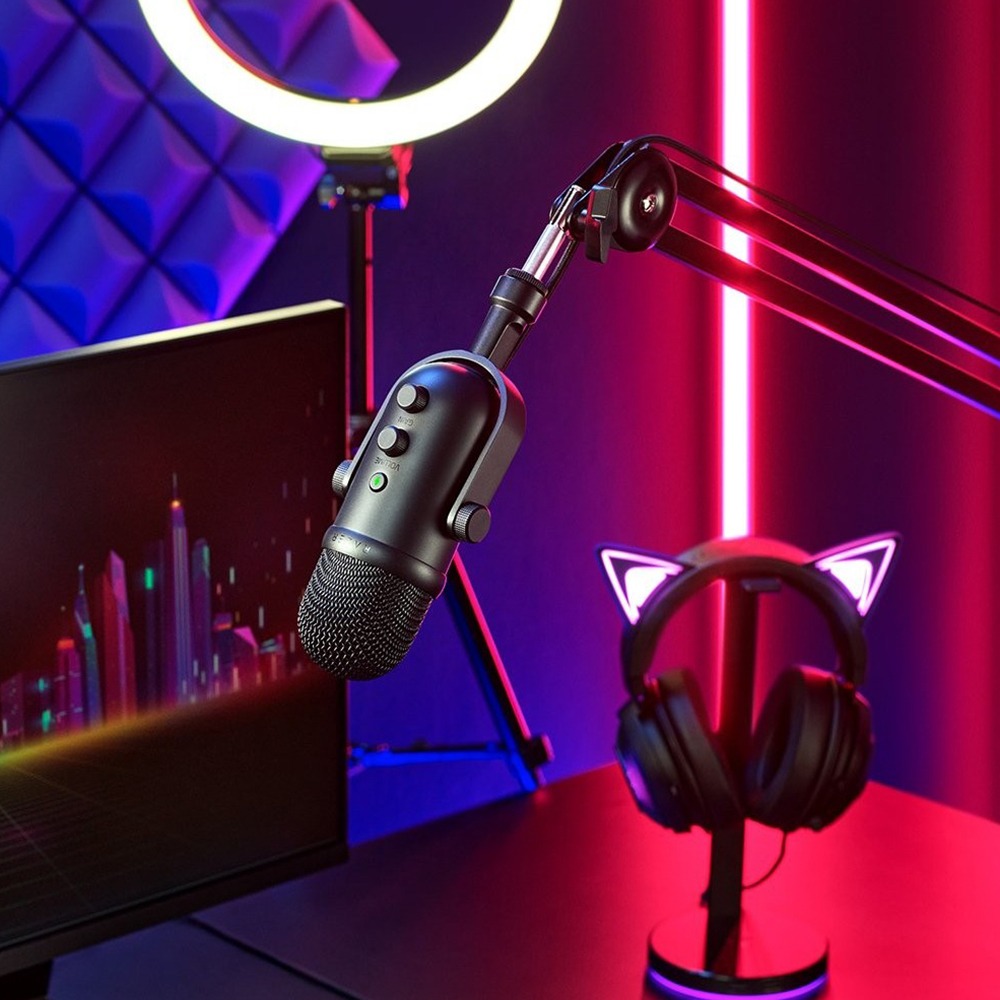 Купить Микрофон для компьютера Razer Seiren V2 Pro Black в Москве