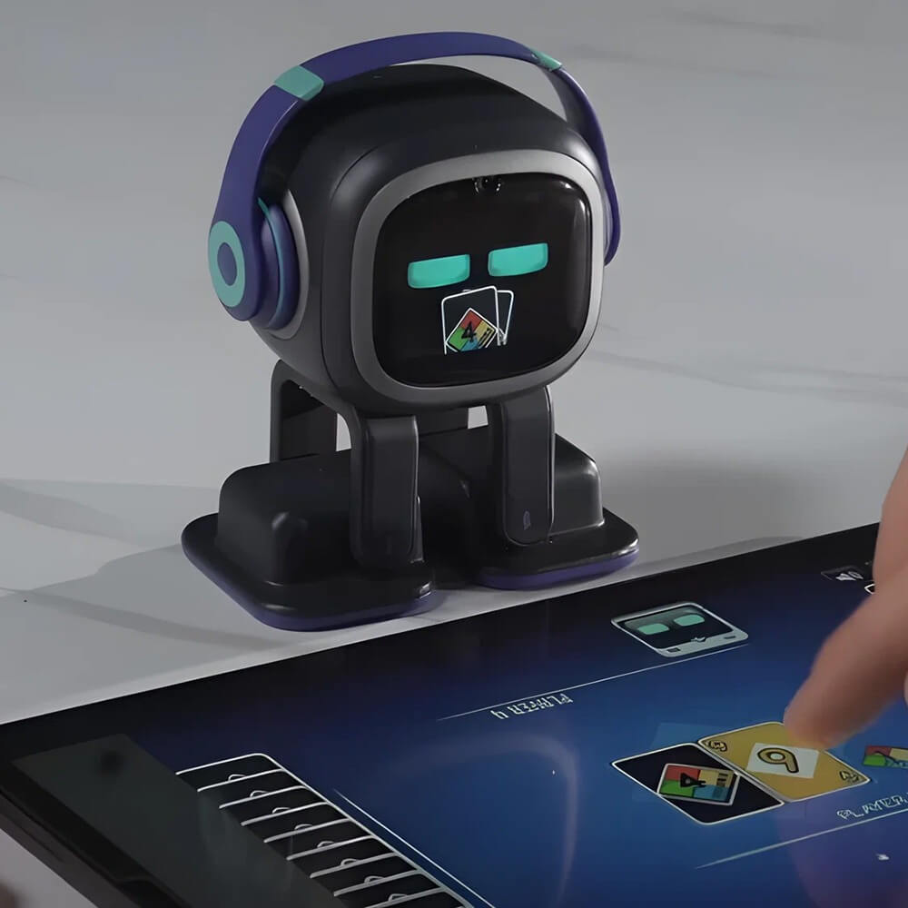 Купить Умный робот Living.AI EMO Stand AI Desktop Pet графит ...