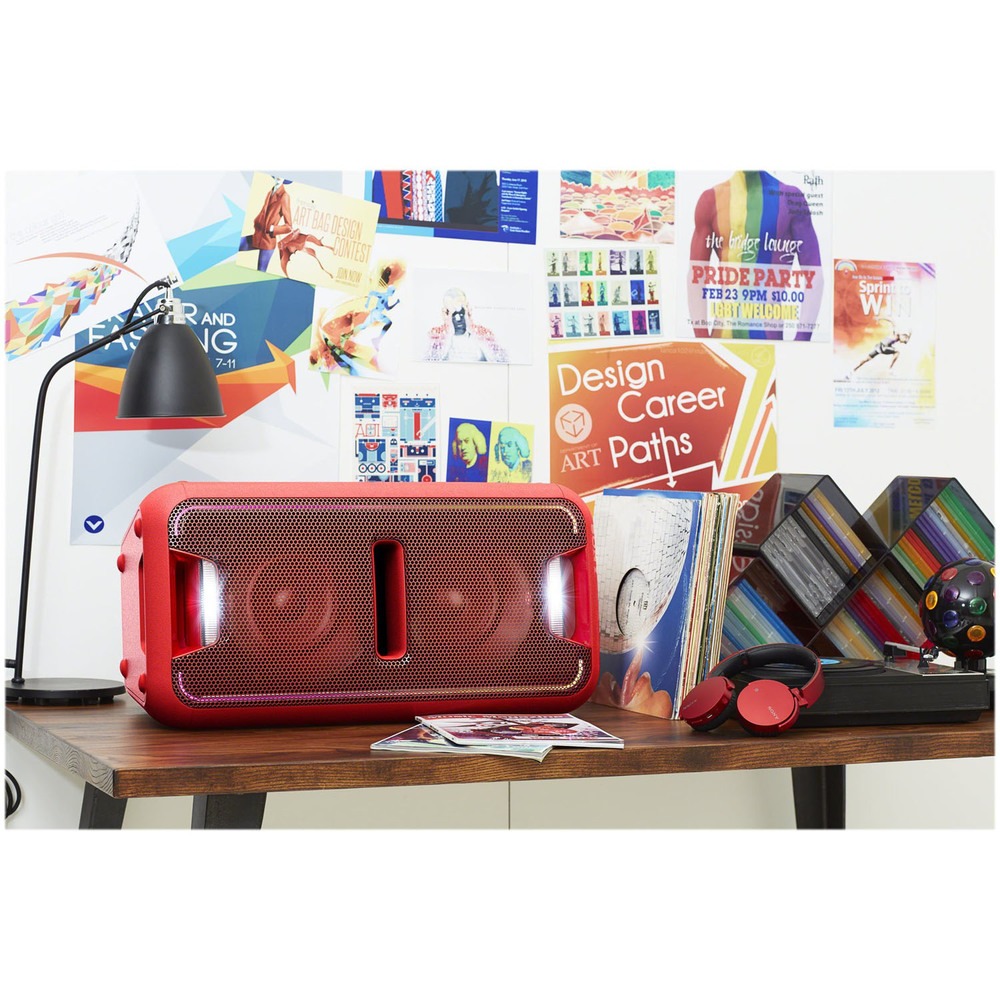 Музыкальный центр Sony GTKXB7 Red купить в Москве Технопарк